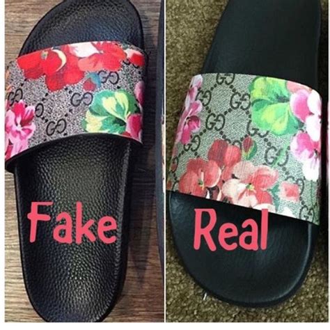 fake gucci slides size 7|how to authenticate Gucci shoes.